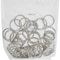 Hillman HILLMAN 1-3/8 in. D Tempered Steel Silver Split Rings/Cable Rings Key Ring, PK50 703520 - alternate 2